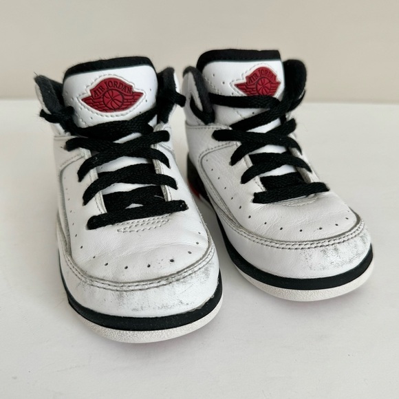 Nike Air Jordan 2 Retro PS Chicago White Black Varsity Red AJ2 DQ8564 106 - Picture 5 of 17